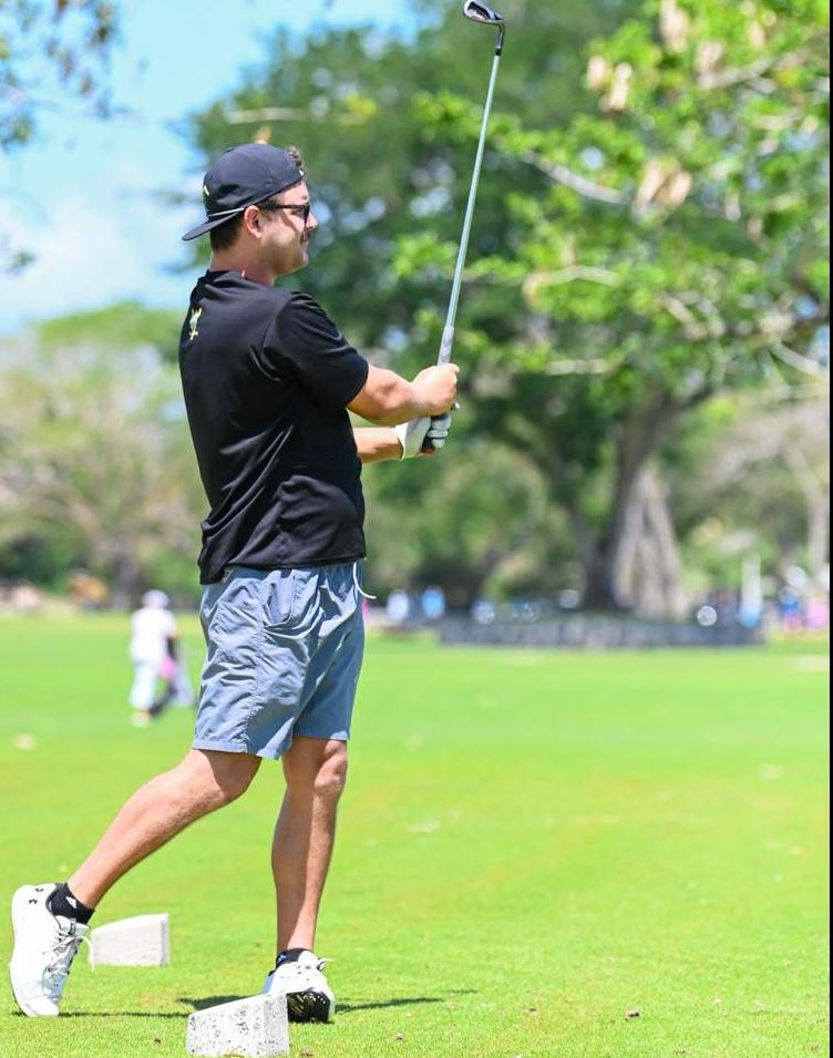 The Mingoes' Travis Cartwright won the Bahamas Golf Federation President's Cup at the Royal Blue Golf Course on Sunday, September 8.